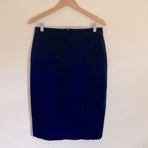 Women’s J. Crew Navy Blue Pencil Skirt